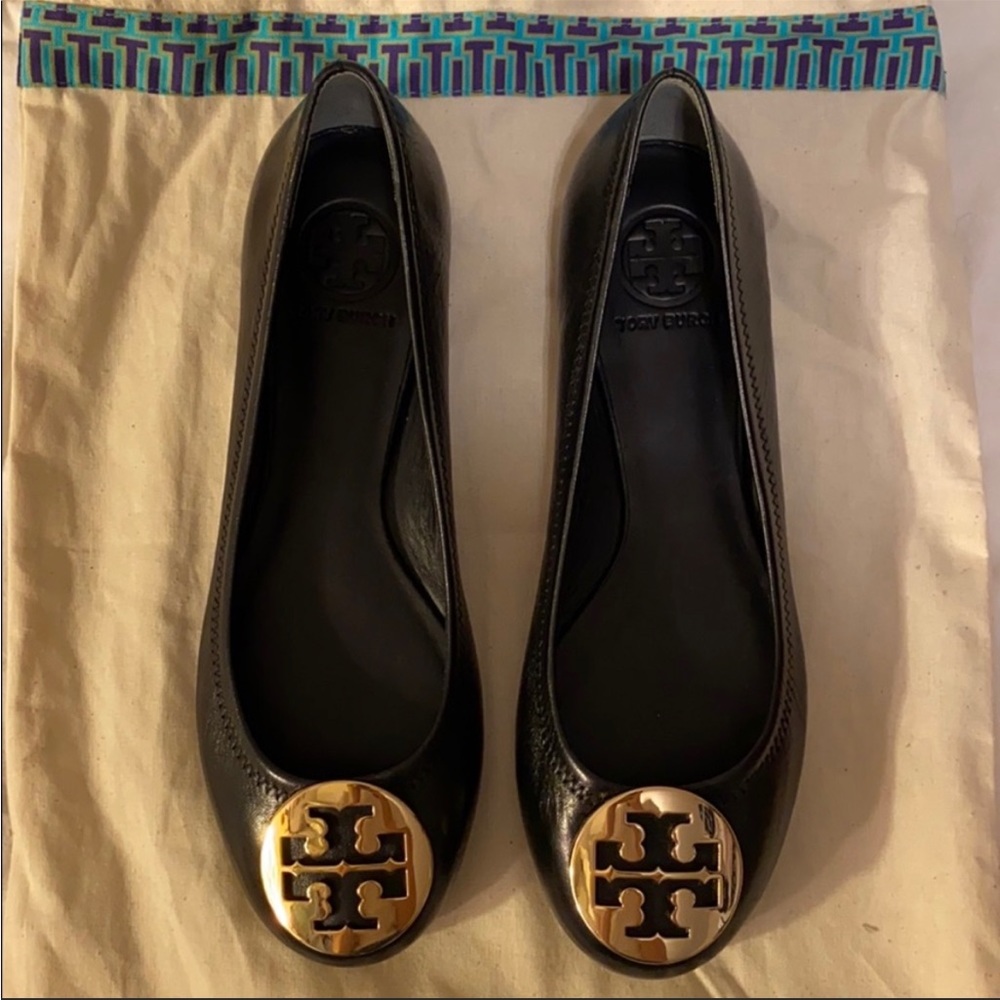 NWT Tory Burch Leather Ballerina Reva Mestico